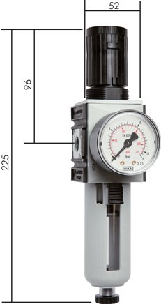 Exemplarische Darstellung: Filterregler - Futura-Baureihe 1